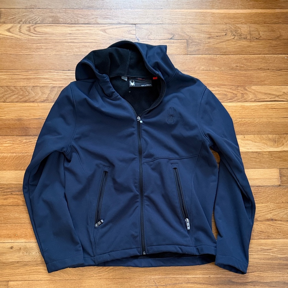 Spyder Men's Dark Blue Windbreaker